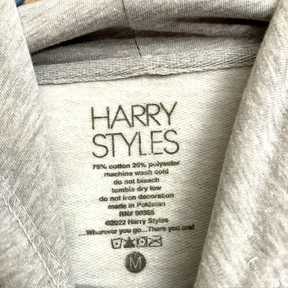 Harry Styles Harrys House Grey Love on Tour Sweatshirt Size Medium - Picture 2 of 3